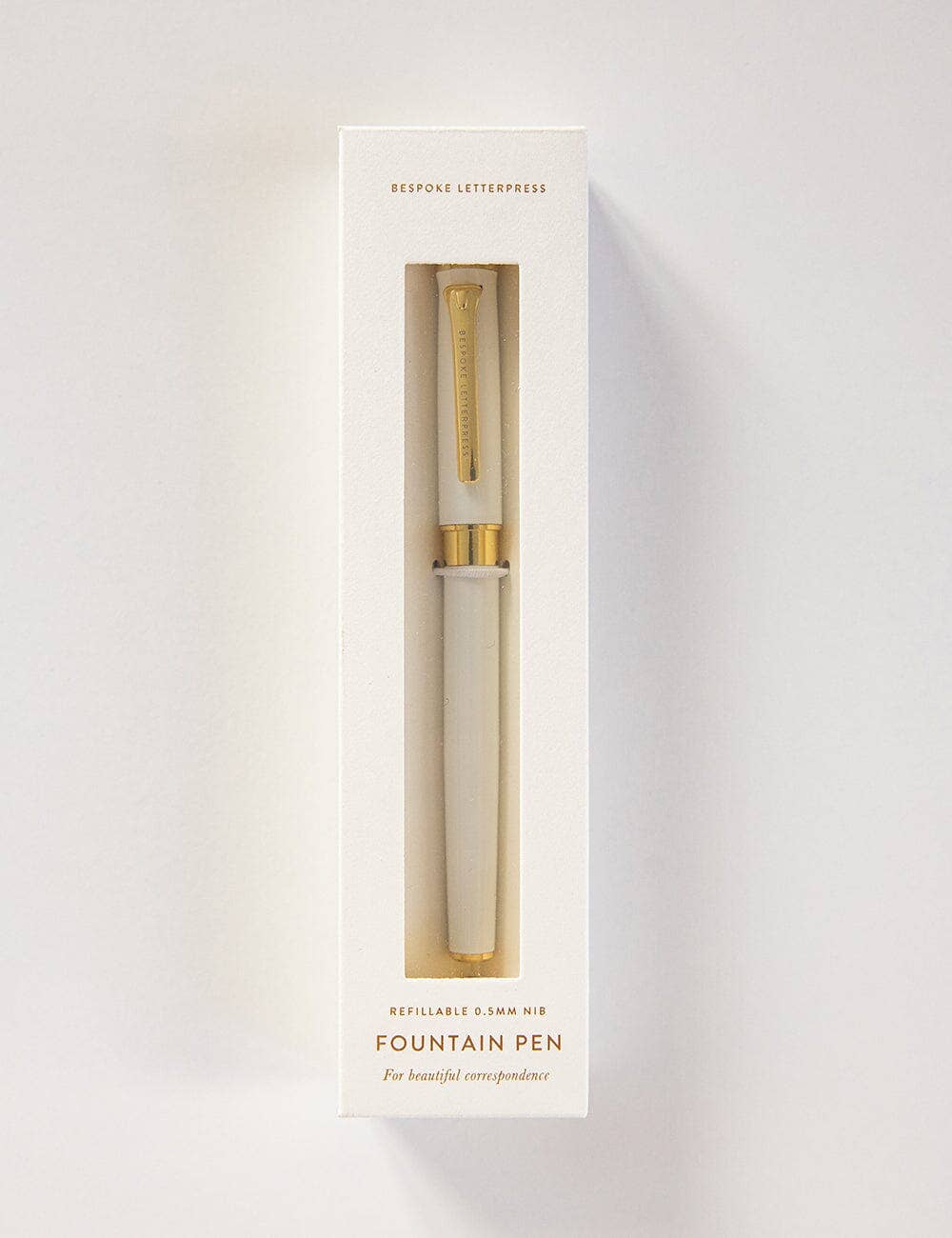 White Fountain Pen (Boxed)