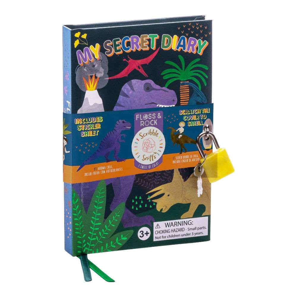 Floss & Rock My Secret Scented Diary - Dinosaur