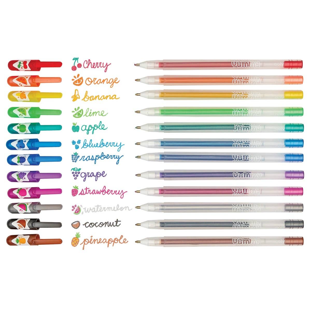 Ooly Pen – Yummy Yummy Glitter Scented Gel Pens - 12 Pack