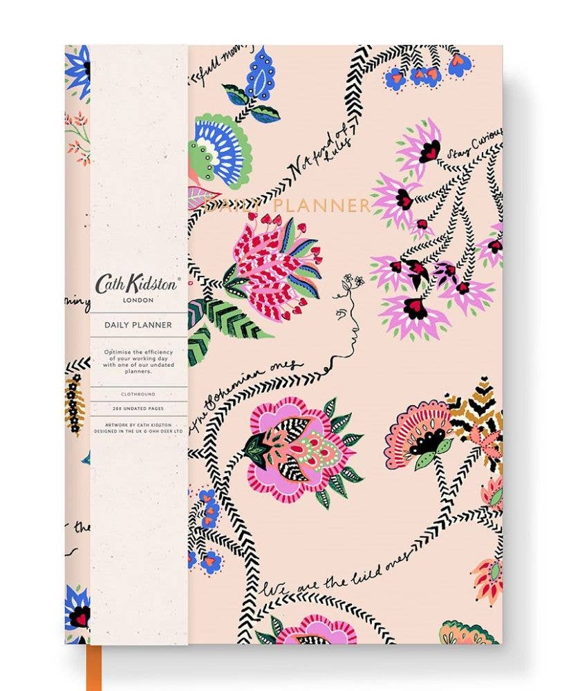 A5 Soft Cloth Cover Daily Planner-Wild Ones