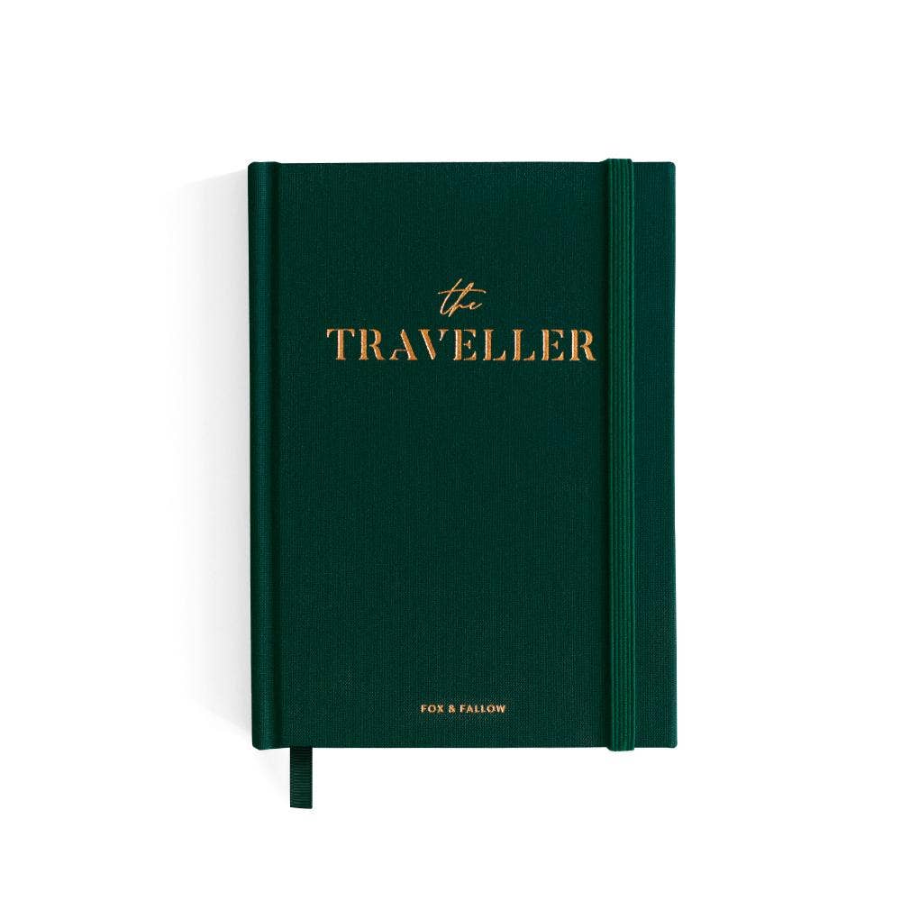 The Traveller Mini Travel Diary - Forest Green