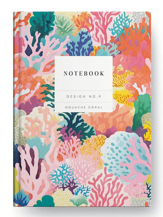 Kaleido A5 Hardback Notebook-Gouache Coral